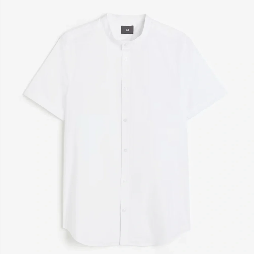 H&M Men's Muscle Fit Cotton Shirt